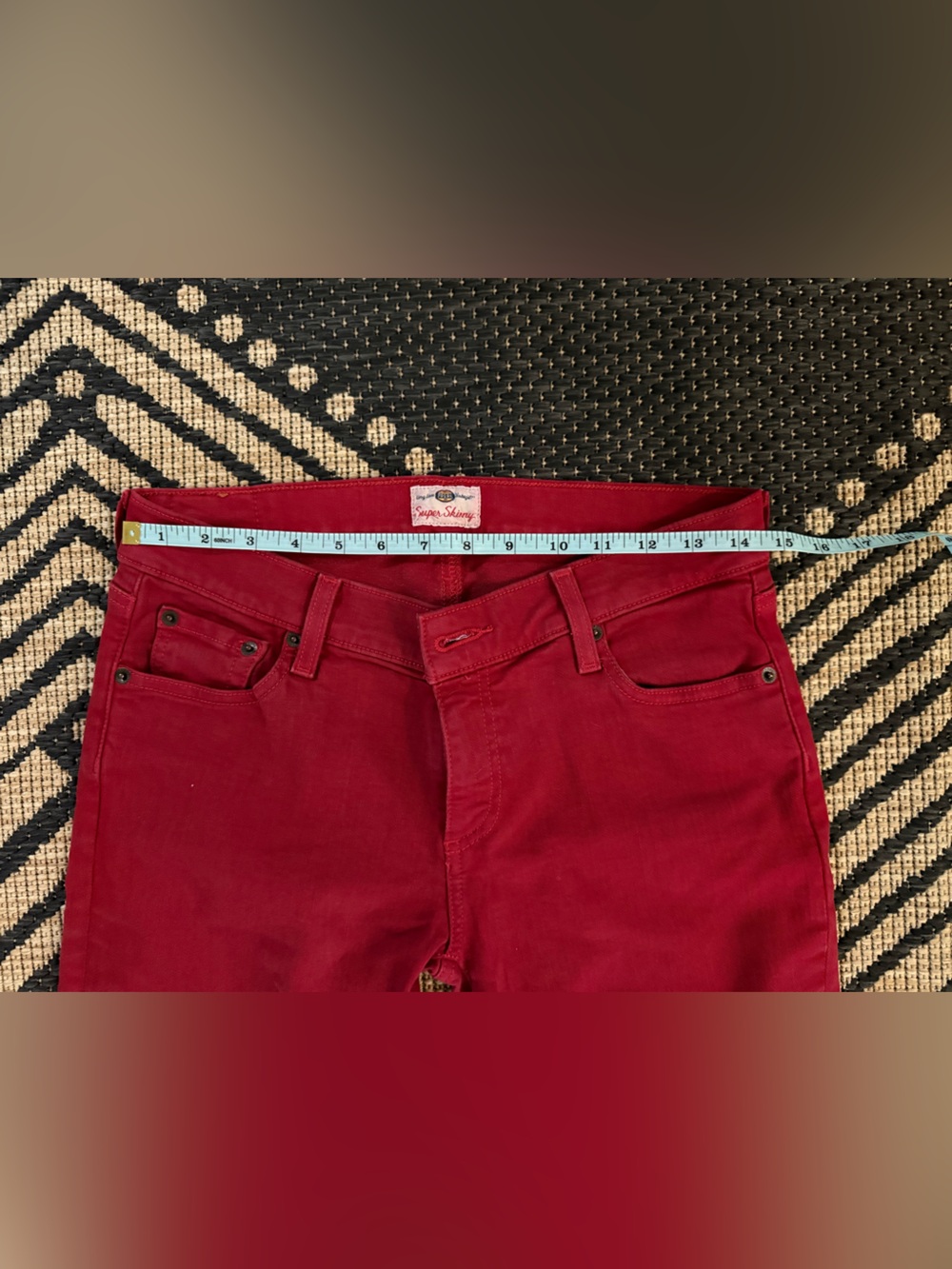 Fossil Deep Burgundy Skinny Jeans - Picture 3 of 5